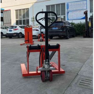 1016mm 350kg 500kg Paper Roll Stacker Reel Lift Handling Trolley For Package