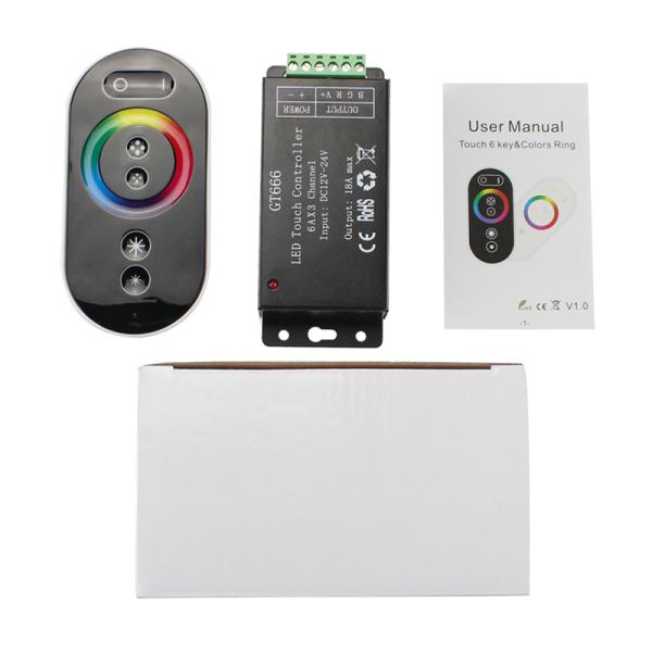 Gt666 Touch LED RGB Controller RF Wireless For LED Strip Light