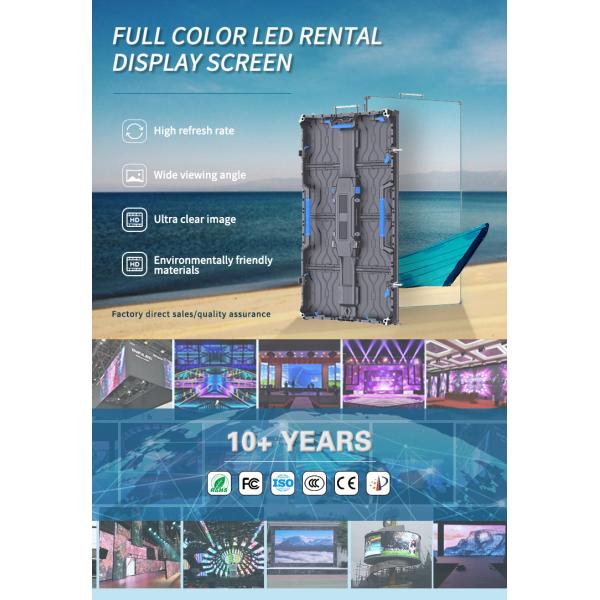 P2.6 P2.9 P3.91 P4.81 Outdoor Seamless Splicing LED Video Wall for Giant Stage Background and CE ROHS FCC Certificate