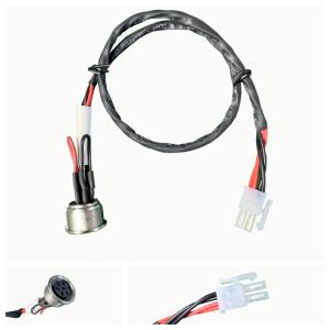 China Server Chassis Internal Custom Wire Harness RS 6 Pin Din Socket To Mx4.2 2*1 Pin on sale