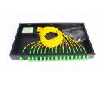 Fixed Rack Mounted 1U 1X32 PLC Splitter FTTH Patch panel