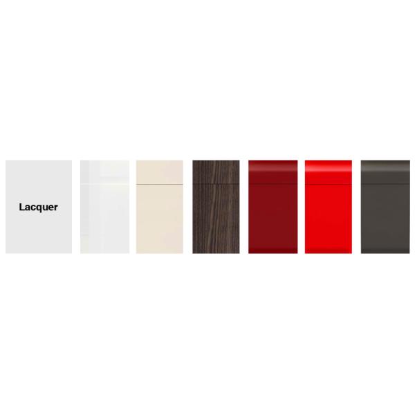 Customized Ral Color Chart Kitchen Cabinets Stylish Glossy White Solid Wood Cabinets