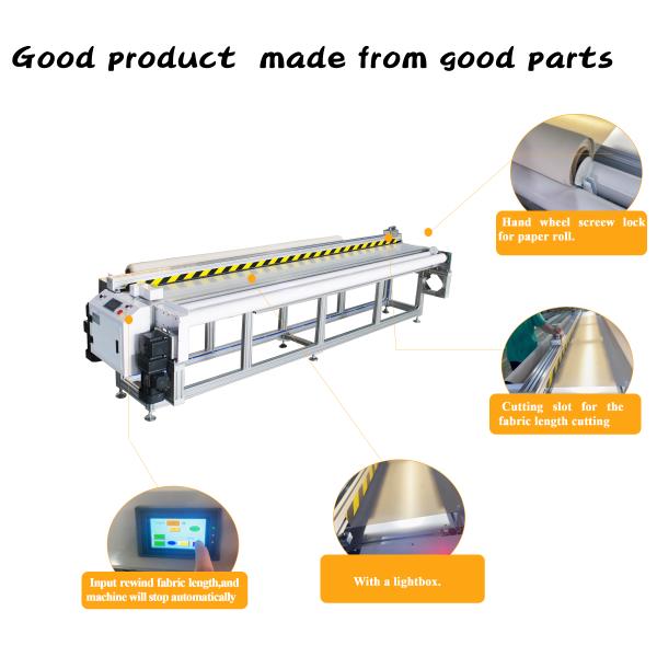 Automatic Product Machines for Rewinding & Cutting Fabric Big Roll to Small Roll