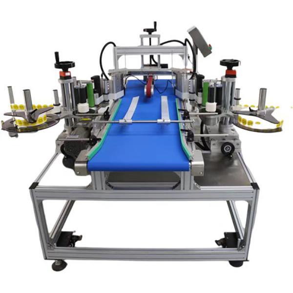 Motor Folding Carton Paper Box Adhesive Label Stickers Sealing Packing Corner Labeling Machine