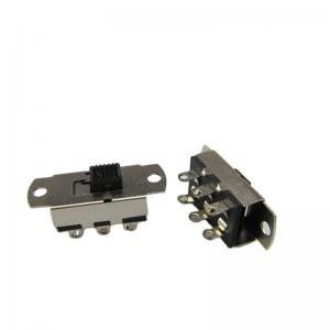 China DC50V 0.5A 2P2T Miniature Right Angle Slide Switch on sale