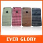 Grid Style Apple IPhone 4G Repair Parts Back Housing Assembly with Colorful