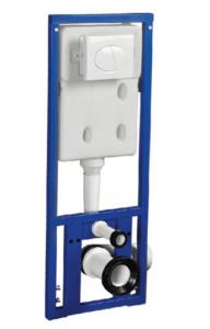 Quality OEM Wall Mounted Concealed Toilet Carrier Frame With Dual Flush Toilet Tank for sale