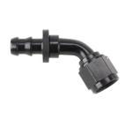 Customized Support Round Head Code Black Aluminum Push-On Hose End Fitting Kit