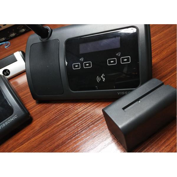 Low Noise 20dBA Wireless Conference Microphone System Chairman Unit