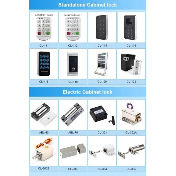 Electronic Gym Club Touch Inductive Password Fingerprint Cabinet Locks