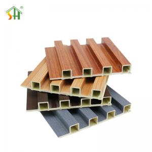 China Composite Wpc Wall Panel Impact Resistance Exterior Decoration Wall board on sale