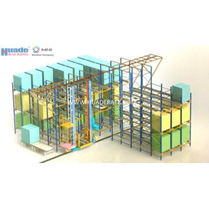 Quality ASRS Solution Shuttle Racking System Stacker Crane Combined With Shuttle for sale