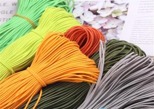 China Custom Round Elastic Rope / Braided Elastic Cord Different Sizes Are Available on sale