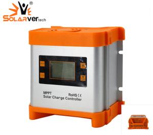 China Practical 24V DC MPPT Solar Charge Controller 17X17X10cm Multi Stage on sale