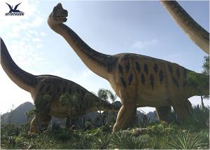 China Outdoor Dinosaur Lawn Statue Amusement Park Facility Large Animatronic Dinosaur Statue on sale