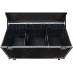 Flight Zone Utility Trunk Touring Case With Wheels Caster Stacking Plates And
