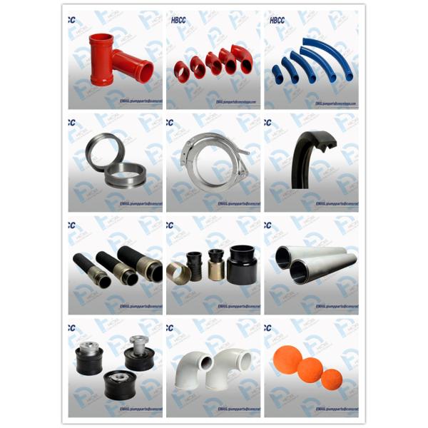 Concrete pump clamp with plate fixable two bolt clamp DN125 clamp forging
