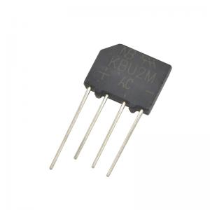China AC TO DC Bridge Rectifier / Glass Passivated Rectifier KBU2M 2A For Printed Circuit Board on sale