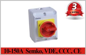 China Semko,VDE,CCC,CE IP65 2~5P 10A~150A Rotary Isolator Switch Electrical Isolation Switch Waterproof switch on sale