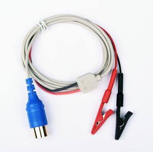 Quality Reusable Alligator Clips With Two Alligators Red And Black 1.5m Cable for sale
