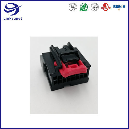 OCS 0.64 Female 2 Row Electrical Connectors For Semiconductor Distributors