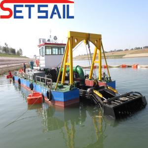 Quality Trailing Hopper River Mud Dredger with Diesel Engine Customizable Options for sale