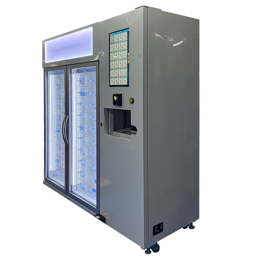 40-Locker Frozen Food Vending Machine with -22C Refrigeration