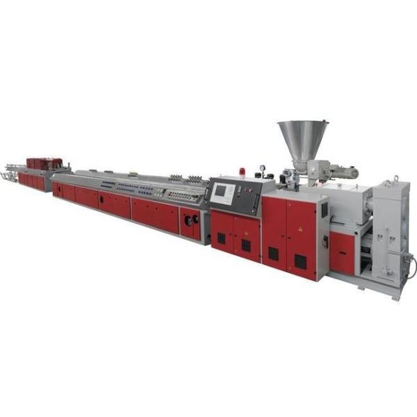 High Output Wood Plastic WPC Decking Profile Co Extrusion Machine
