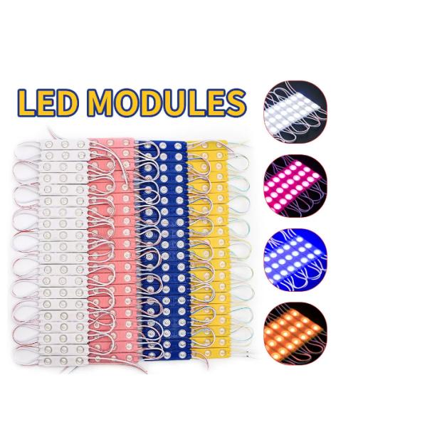 12V 24V LED Light Modules 1.5w Mini SMD 5730 2835 5050 Injection LED Module String