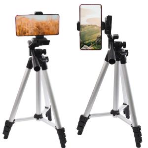 103cm Live Broadcast Video Camera Tripod Stand With U Shape 3D Tripod Head