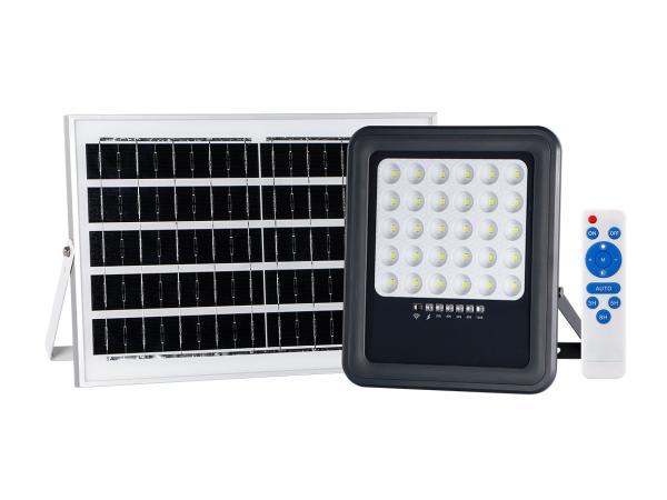 Buy ABS 2700lm Solar Powered Floodlight IP65 Waterproof Ra 70 With PIR Sensor at wholesale prices