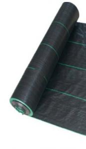 Quality Plastic Ground Cover Fabric 100% Polypropylene Material Grey Black Color for sale