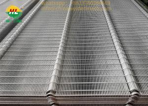 China Galvanized Welded Mesh Security Fence , 358 Anti Climb Mesh Panels on sale
