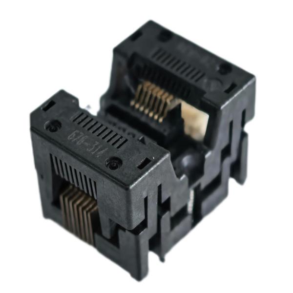 Buy High Reliability KR-B2 676-314 Test Socket  IC Burning Socket Adapter Fixture Test Bench Aging Socket for Chip Reliability Custom CNC Parts at wholesale prices