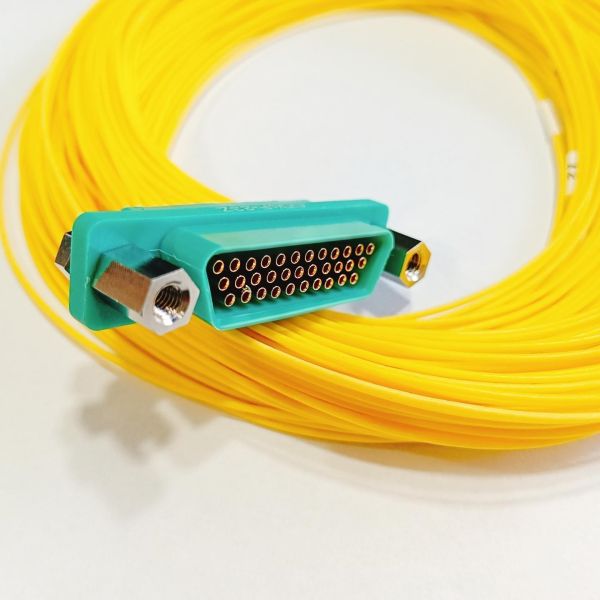 D-SUB Connector CDbF-25T Micro-Rectangular Connector 25 PIN Male Plug Cable Assembly