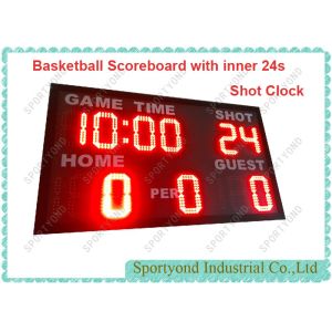 Buy cheap Electronic Scoreboard for Basketball Sports with Built-in 24 Shot Clock and from wholesalers
