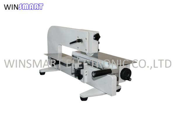Buy 330mm Cutting Length PCB Depanelizer Machine , Circular Blade PCB V Grooving Machine at wholesale prices