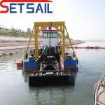 Hydrocyclone Electrical Power Trailing Hopper Suction Gravel Dredger with HDPE