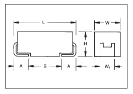 Small Size Case P SMD Tantalum Capacitor High Stability With Automatic Place Equipment