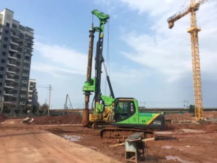 Tysim KR60A Small Hydraulic Piling Machine Drilling Rig With Engineer Constructi