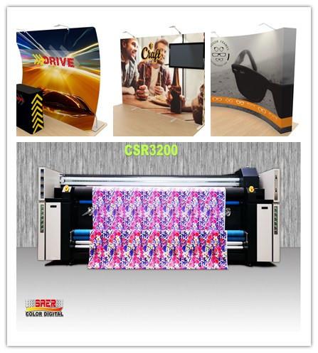 Buy Roll To Roll Flag Printing Machine Intelligent PID Temperature Control at wholesale prices