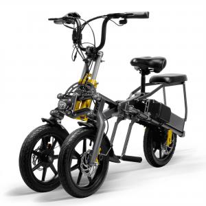 China On sale Front 2 Wheels Motorized Foldable Electric Tricycle Bike on sale