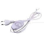1.8m EU Plug ON OFF LED Dimmer Controller Adapter AC Power Extension Cord Cable