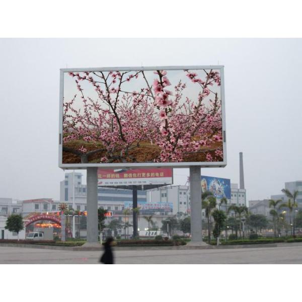 Fixed Installation P10 SMD LED Screen , Full Color LED Display SMD3535 LED Package