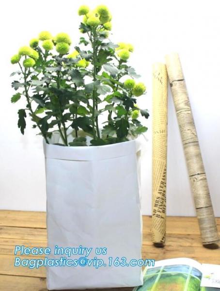 washable tyvek craft paper bag for plant pot, High Quality Luxury Tyvek Dupont Washable Paper Bags, eco friendly washabl