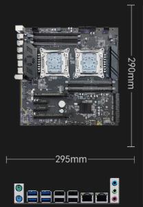 China DDR4 Dual CPU Server Motherboard EATX Intel C612 Chipset Dual Cpu on sale