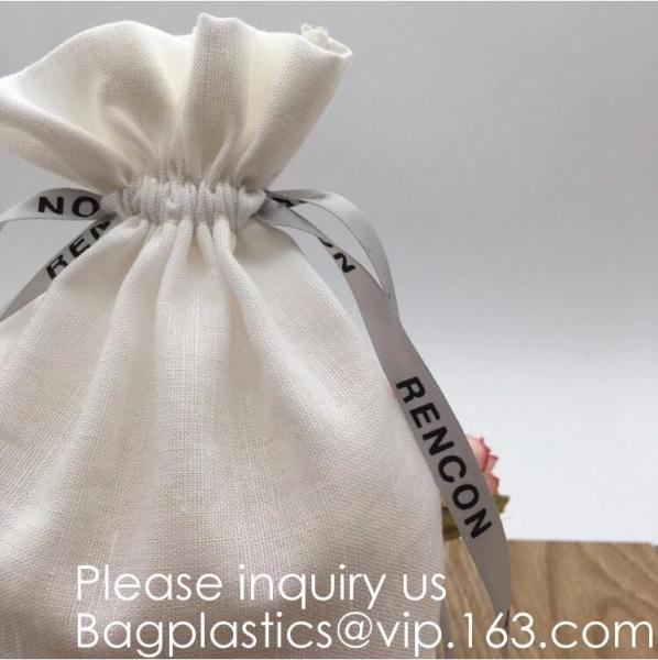 Organic Cotton Reusable Produce Bags, Biodegradable Eco-Friendly Bulk Bin Bags for Food - Small 5x7 - Sachet Bags, Fruit