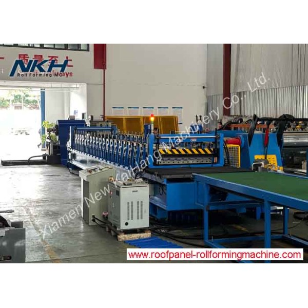 High Speed Roof Panel Roll Forming Machine with Stacker Roof making machine