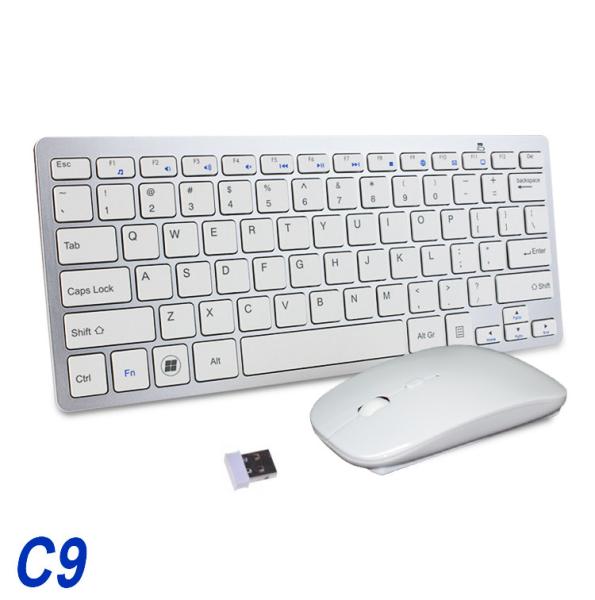 Buy Full Size Wireless Keyboard And Mouse Combo 2.4G Stable Connection Adjustable DPI at wholesale prices