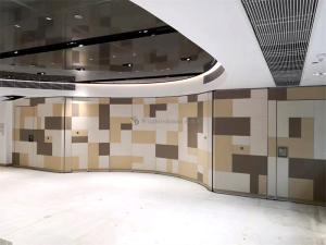 Customized Decorative Partition Wall Portable With Fabric Hard Cushion Surface
